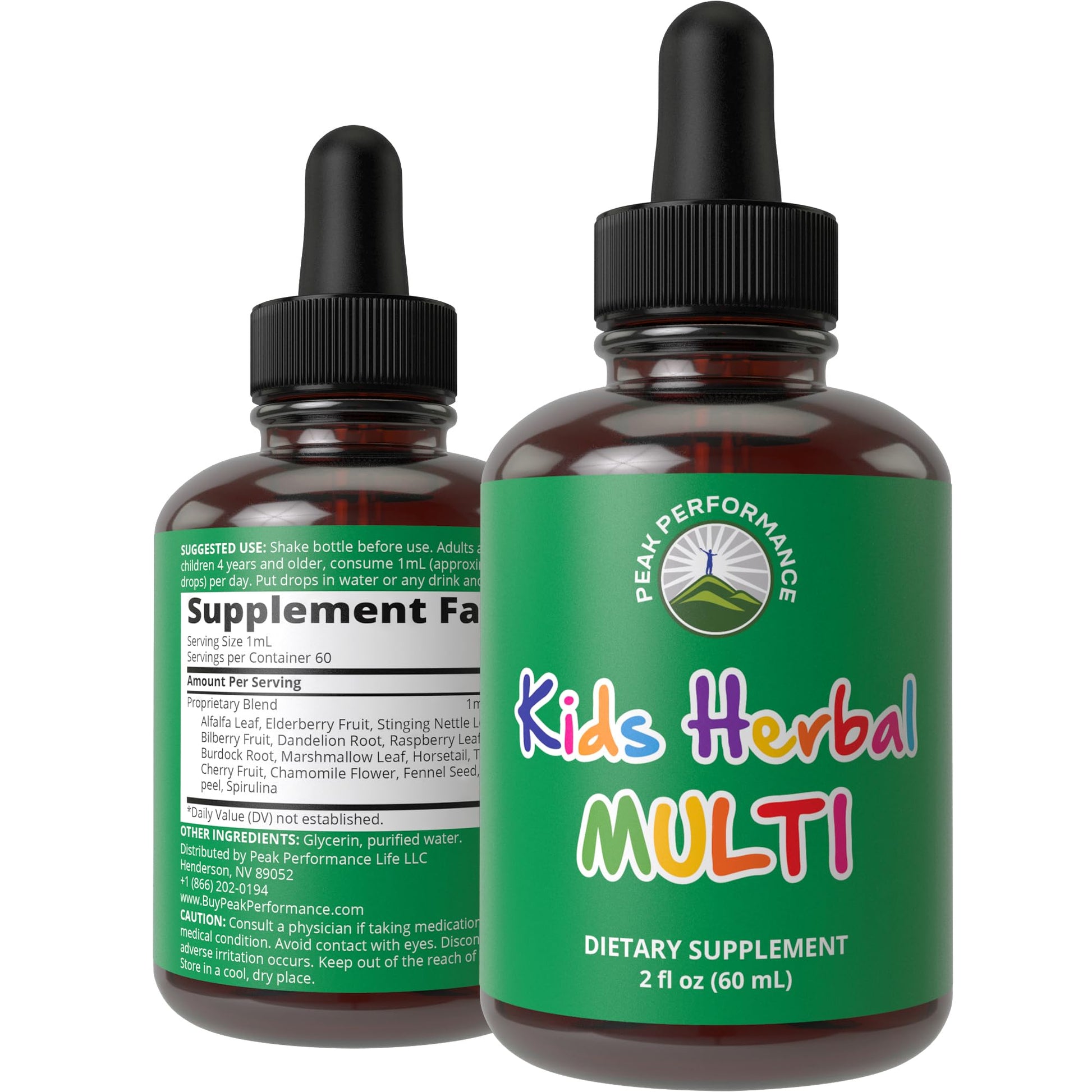 Kids Vitamins from Herbs. Liquid Kids Herbal Multivitamin. No Bitter Taste. Sugar Free 14-in-1 Vegan Supplement Drops for Toddlers, Children, Teens. Mixed in Water They Won't Even Taste It Peak PerformanceBuy Supplements Australia