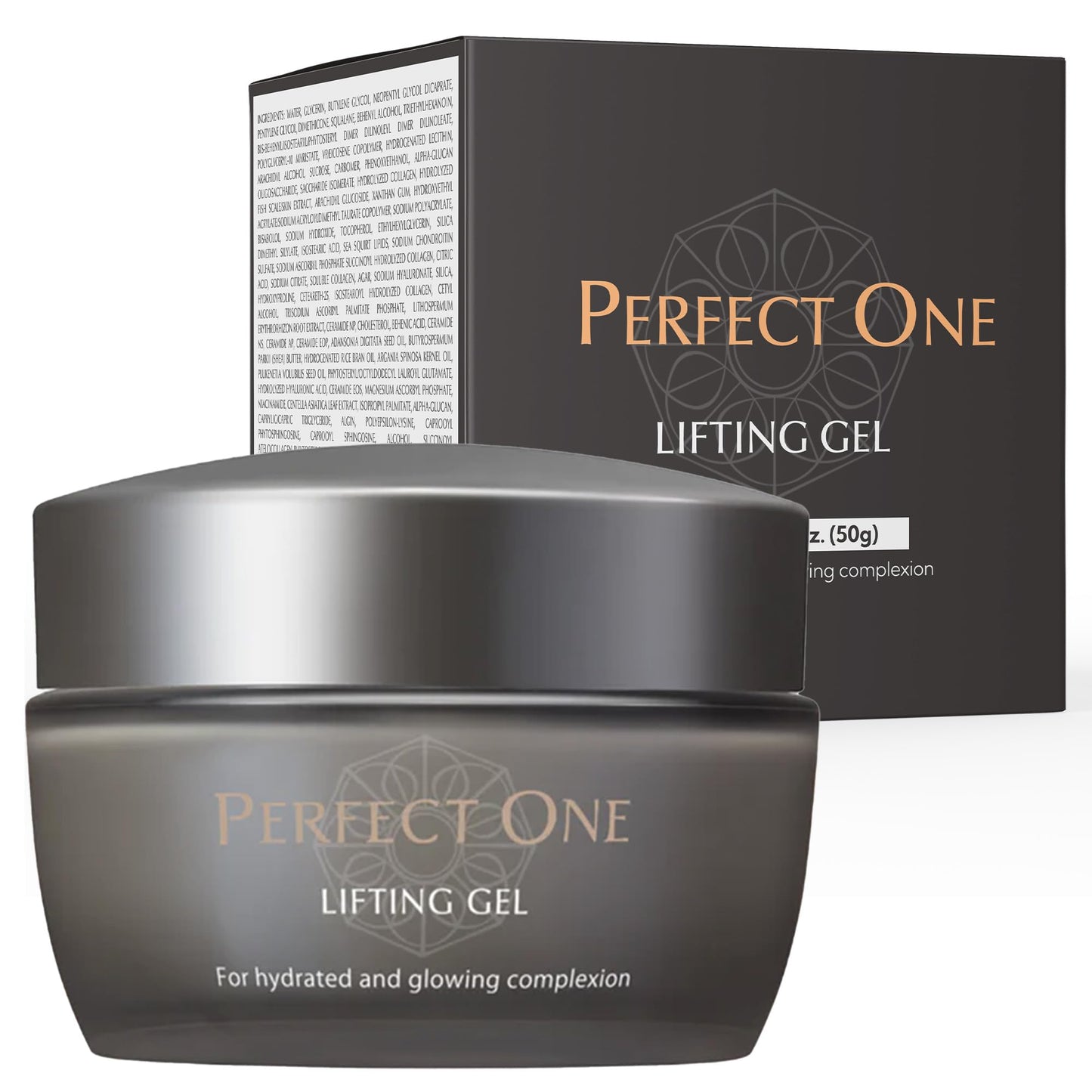 PERFECT ONE Lifting Gel – All-in-One Face Moisturizer & Anti-Aging Serum – With Collagen, Niacinamide, Retinol, VC & Hyaluronic Acid – Firms, Brightens, Hydrates, and Smooths Fine Lines, 50g PERFECT ONE buy supplements Au