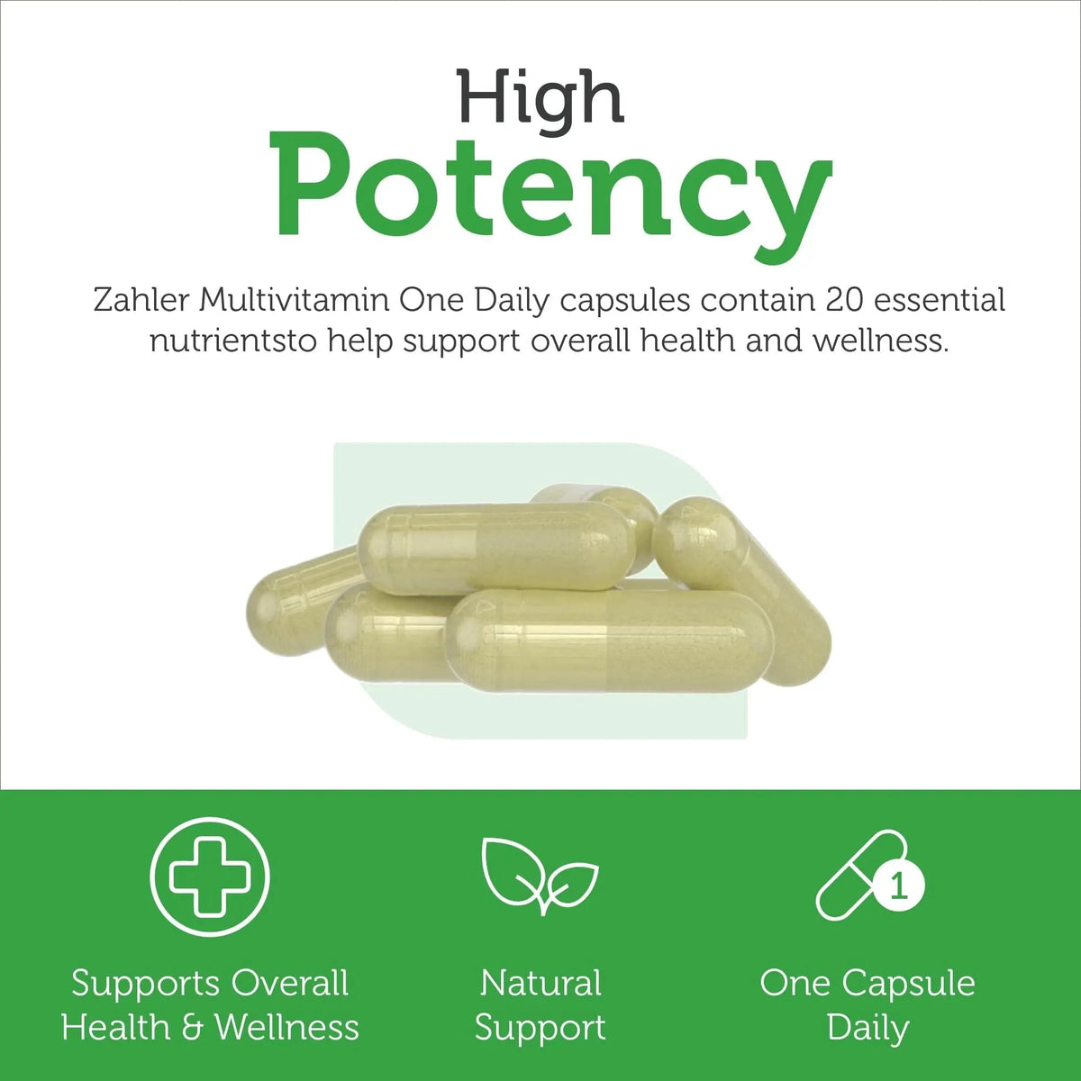 Zahler - One Daily Vegan Multivitamins for Women & Men (60 Count) Kosher Essential Vitamins & Minerals with Whole Food Spectra Blend Zahler