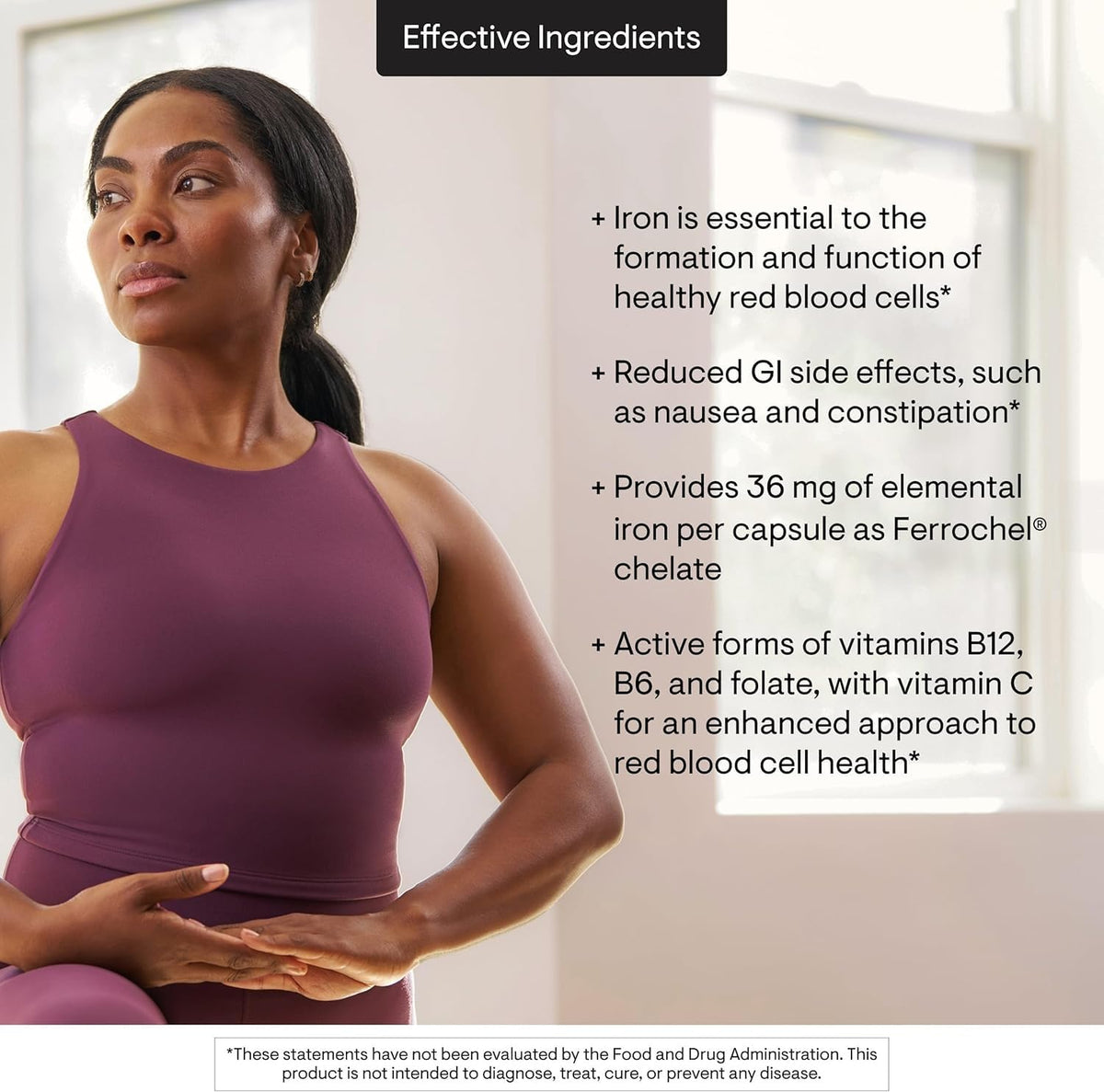 THORNE - Advanced Iron Complex (Formerly Ferrasorb) - Complete Blood Support Formula* - Elemental Iron, Folate, B and C Vitamins for Optimal Absorption - Gluten, Dairy & Soy-Free - 60 Servings THORNEBuy Supplements Australia