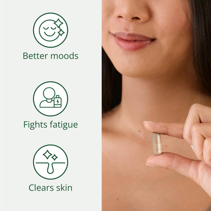 Semaine Hormone Balance – Clearer Skin, Enhanced Moods, Deeper Sleep & Happier Hormones. Hormone-Free, Vegan Capsule, Multi-Symptom Support (60 ct) SemaineBuy Supplements Australia