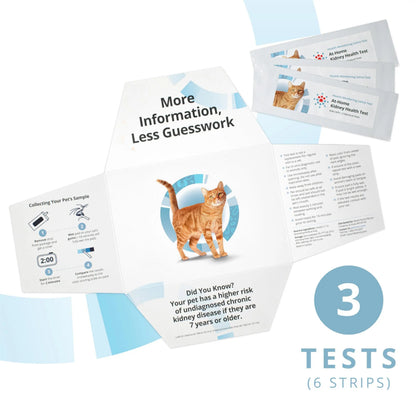 Petivity At-Home Kidney Health Test Kit for Cats — Quick Saliva Urea Test (2-Minute Home Check), Powered by Purina — Help Detect Early Kidney Changes - (Pack of 3) petivityBuy Supplements Australia