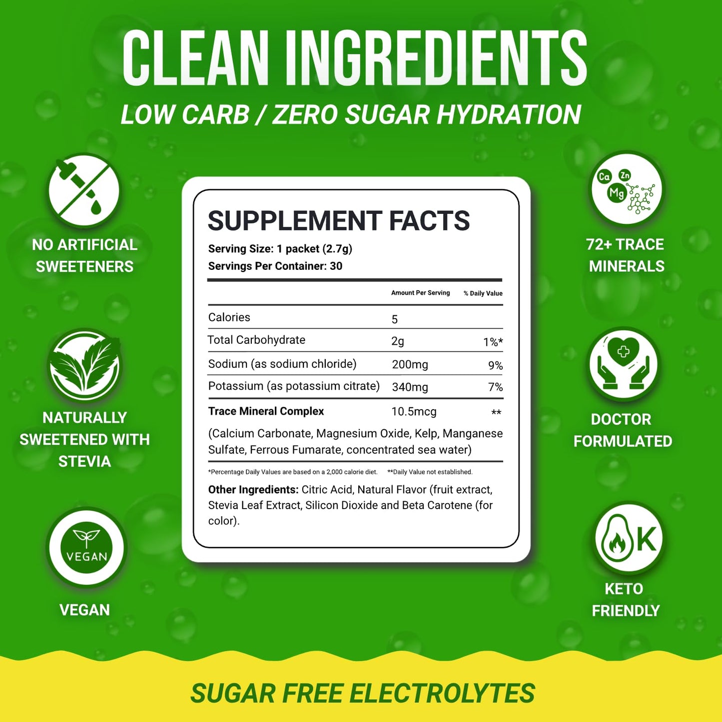 Dr. Price’s Electrolytes Powder Packets – Lemon Lime, 30 Packs | Sugar Free Electrolytes | Hydration Drink Mix, 72+ Trace Minerals, Manganese | Keto Electrolytes, Vegan, Doctor-Formulated, Made in USA Dr. Price's Vitamins buy supplements Au