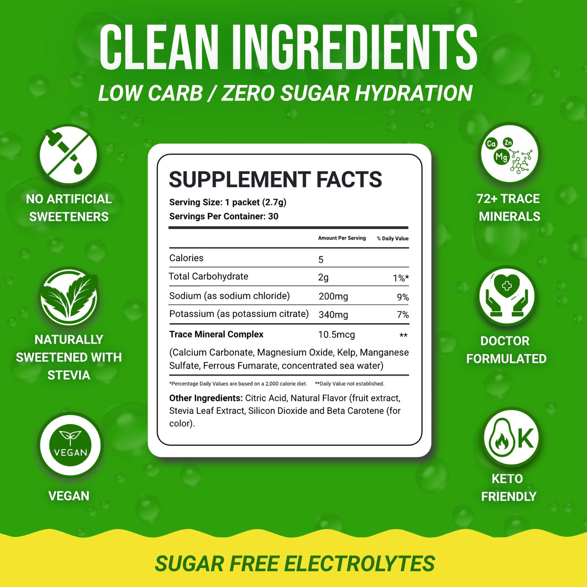 Dr. Price’s Electrolytes Powder Packets – Lemon Lime, 30 Packs | Sugar Free Electrolytes | Hydration Drink Mix, 72+ Trace Minerals, Manganese | Keto Electrolytes, Vegan, Doctor-Formulated, Made in USA Dr. Price's Vitamins buy supplements Au