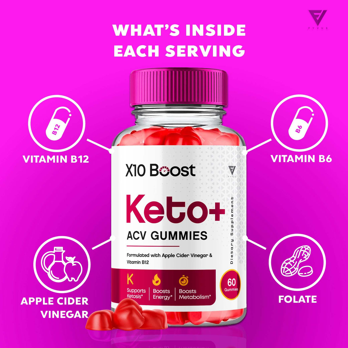 X10 Boost Keto ACV Gummies, X10 Keto Boost Gummies Advanced X10boost, X 10 Keto FyvusBuy Supplements Australia