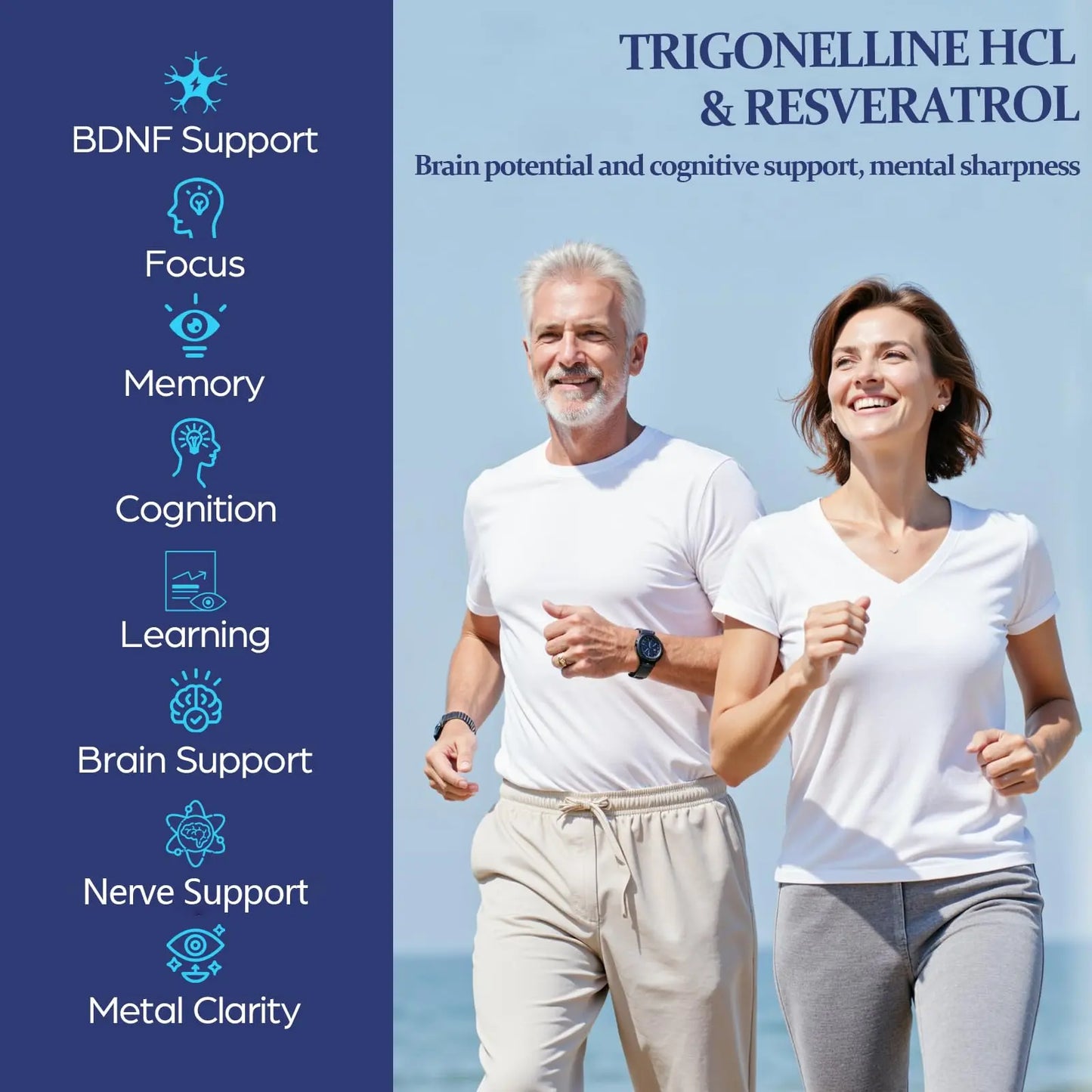 Nokuba NAD Supplement - NMNH Alternative with Trigonelline HCL 500mg & Resveratrol - NAD+ Precursors Plant Extraction - Support Cellular Energy & Healthy Aging & Brain for Women & Men - 90 Capsules NokubaBuy Supplements Australia