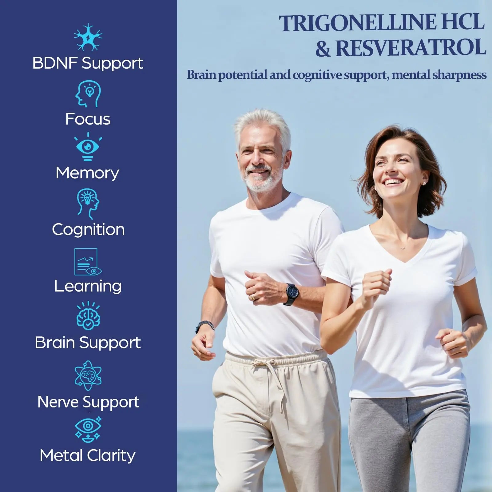 Nokuba NAD Supplement - NMNH Alternative with Trigonelline HCL 500mg & Resveratrol - NAD+ Precursors Plant Extraction - Support Cellular Energy & Healthy Aging & Brain for Women & Men - 90 Capsules NokubaBuy Supplements Australia