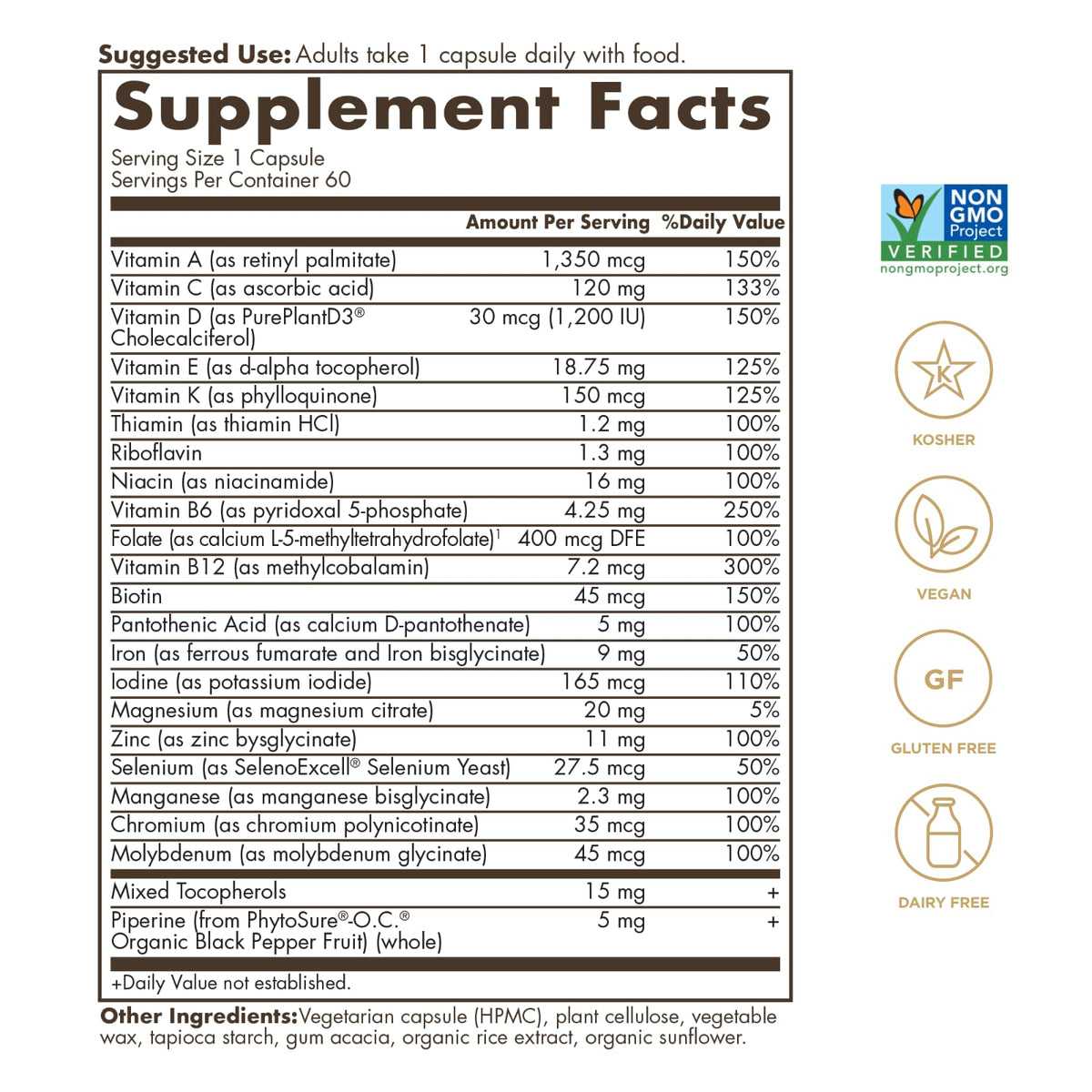 SOLGAR One a Day Women & Mens Bundle:Daily Women's Multi Whole Body Support, 60 Servings + Daily Men's Multivitamin Whole Body Support Supplement, 60 Servings SOLGARBuy Supplements Australia