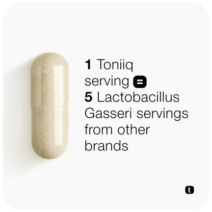 Lactobacillus Gasseri - Ultra High Strength 50 Billion CFU - Delayed Release Capsules - Made with Prebiotic Inulin Fiber - Supports Digestive Health & Gut Flora - Third-Party Lab Tested - 60 Capsules Toniiq buy supplements Au