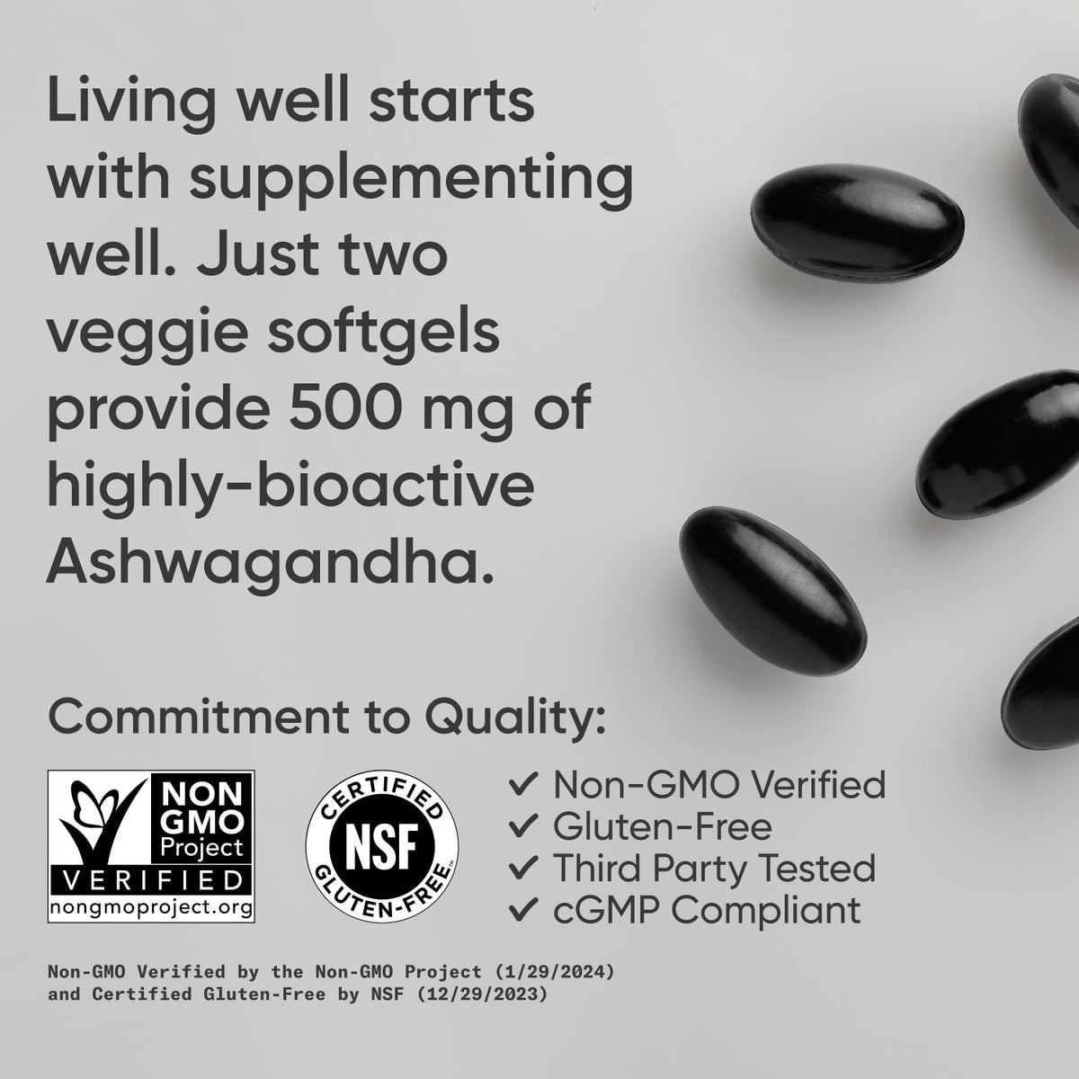 Sports Research® Ashwagandha Softgels with Coconut MCT Oil - Natural Adaptogen Sports ResearchBuy Supplements Australia