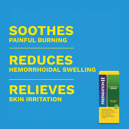 Preparation H Hemorrhoid Symptom Treatment Cream (2 x 1.8 Ounce Tube), Maximum Strength Multi-Symptom Pain Relief with Aloe Preparation HBuy Supplements Australia