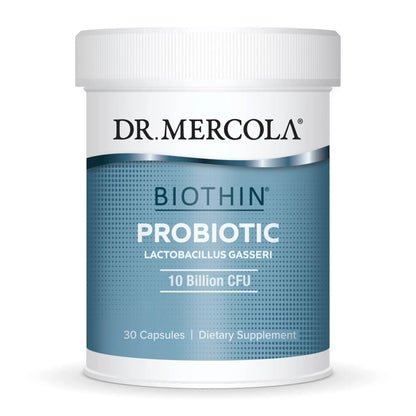 Dr. Mercola Biothin Probiotic - Digestive Health Supplement - Supports Healthy Metabolism - GMO-Free, Gluten-Free & Soy-Free - 30 Delayed-Release Capsules (30 Servings) Dr. MercolaBuy Supplements Australia