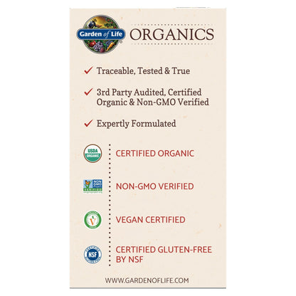 Garden of Life Organic Ashwagandha Supplement with Probiotics & Ginger - Stress, Mood & Energy Support, Vegan, Gluten Free
