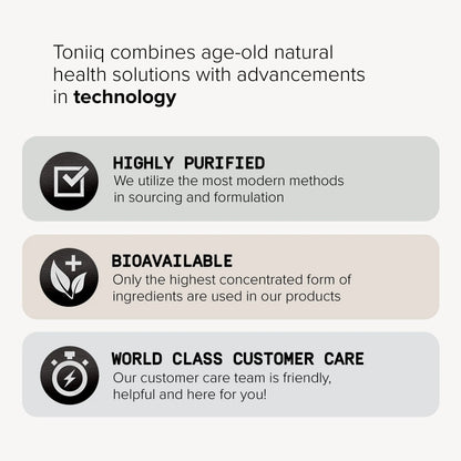 Toniiq NMNH Supplement – Clinically Studied UthPeak™ – 95% Highly Purified & Third-Party Tested for NAD+ & Healthy Aging Support ToniiqBuy Supplements Australia