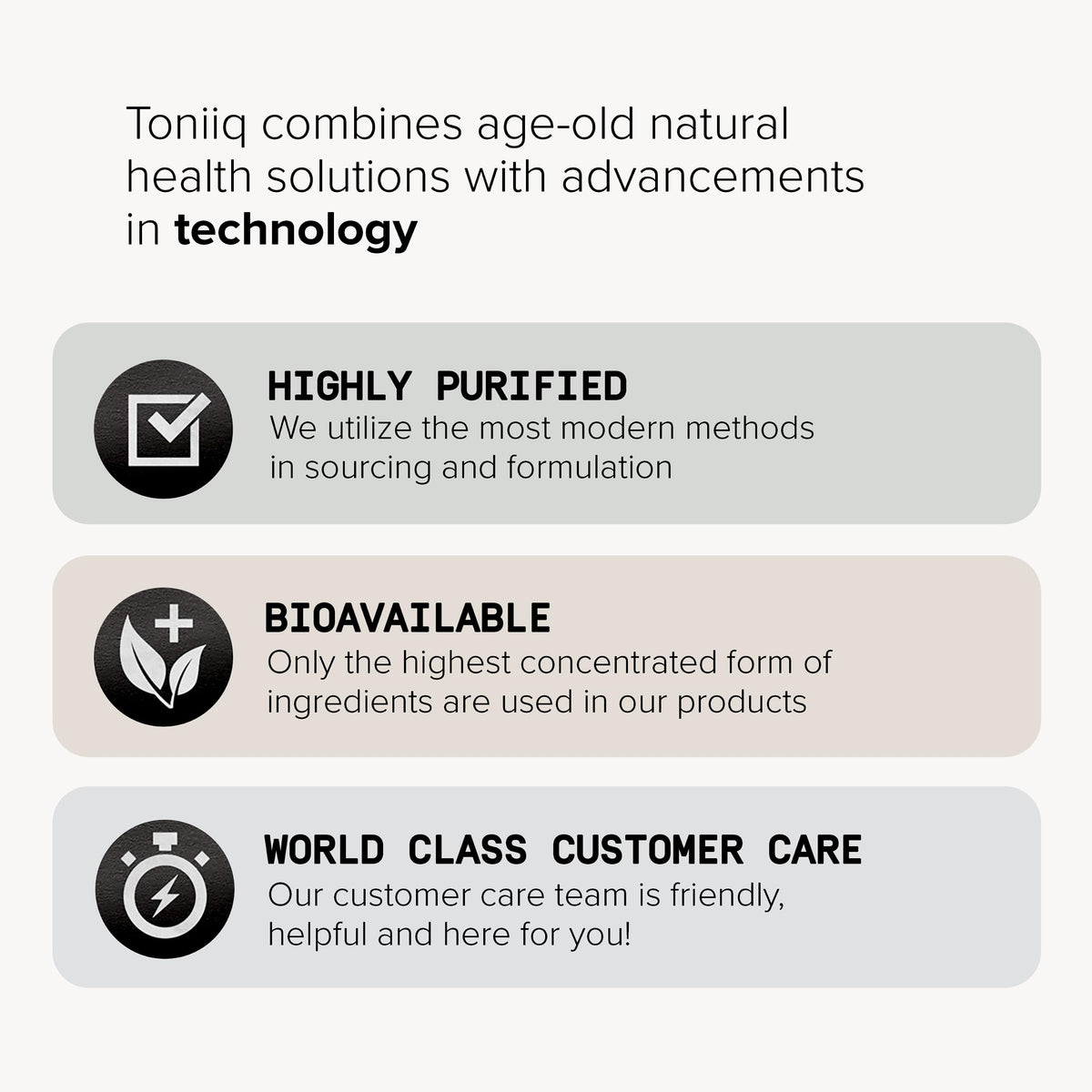 Toniiq Ultra Concentrated 500mg Spermidine Supplements for Men and Women - Non-Synthetic Spermidine Standardized to No Less Than 1% - 5mg per Serving Rice Germ Extract Toniiq buy supplements Au