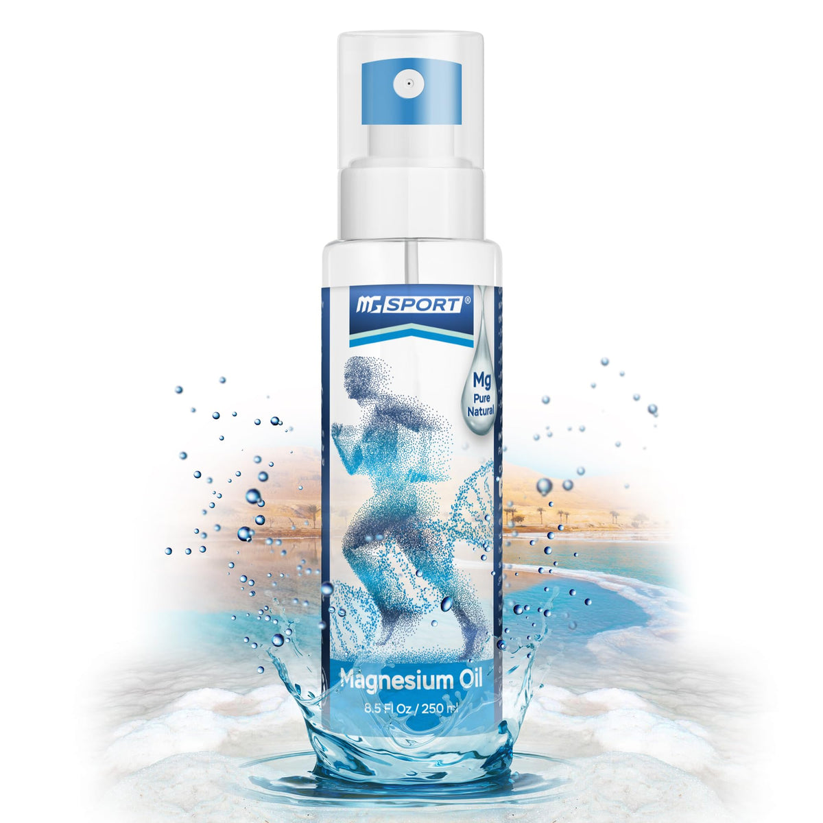 High Absorption Pure Magnesium Oil Spray – 250 ml – 100% Pure Magnesium Chloride MGSPORTBuy Supplements Australia