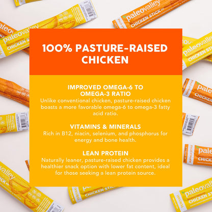 Paleovalley Pasture-Raised Chicken Sticks – 10 Pack – 7g Protein per Stick – Keto-Friendly, Paleo, Gluten-Free, Nitrate-Free – On-the-Go Snack (10 Pack, Teriyaki) PaleovalleyBuy Supplements Australia