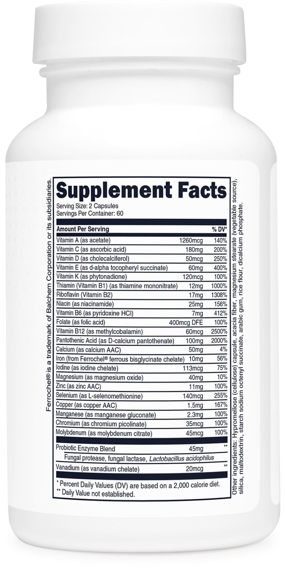 Type Zero Multivitamin Capsules (120 Capsules) (1300 mg) - with Probiotics + 22 Vitamins and Minerals, GMO-Free Type ZeroBuy Supplements Australia