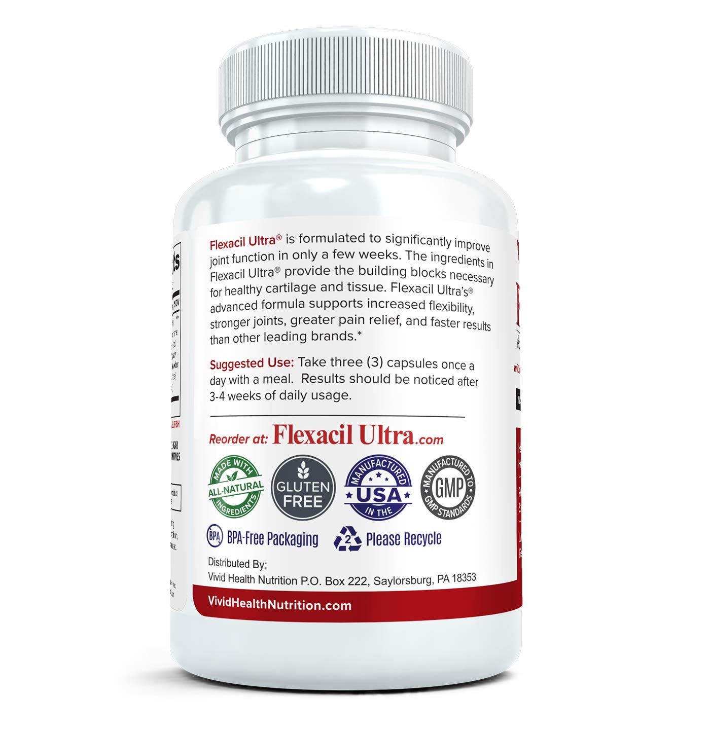Flexacil Ultra Joint Health & Support Supplement with Glucosamine, Chondroitin Flexacil UltraBuy Supplements Australia