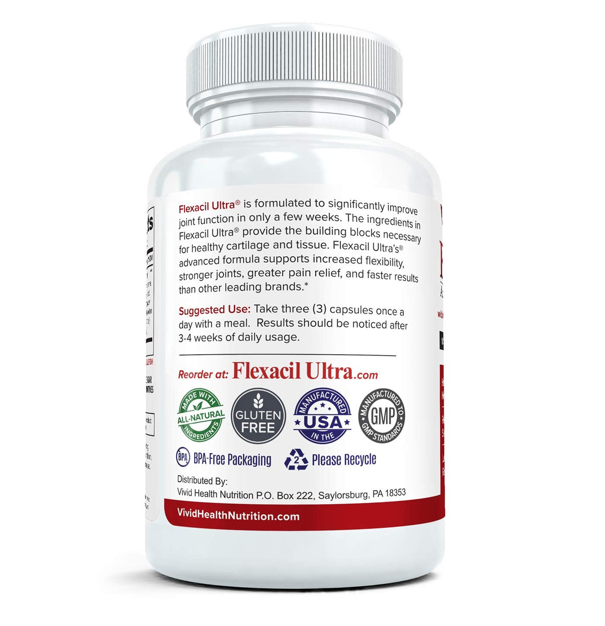 Flexacil Ultra Joint Health & Support Supplement with Glucosamine, Chondroitin Flexacil UltraBuy Supplements Australia