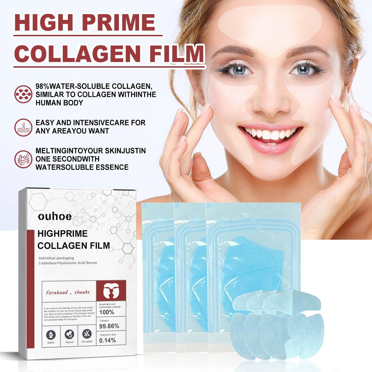 Melting Collagen Film, Peptide Collagen Film, Soluble Collagen Supplement Film With Hydrolysed Collagen OrgrulBuy Supplements Australia