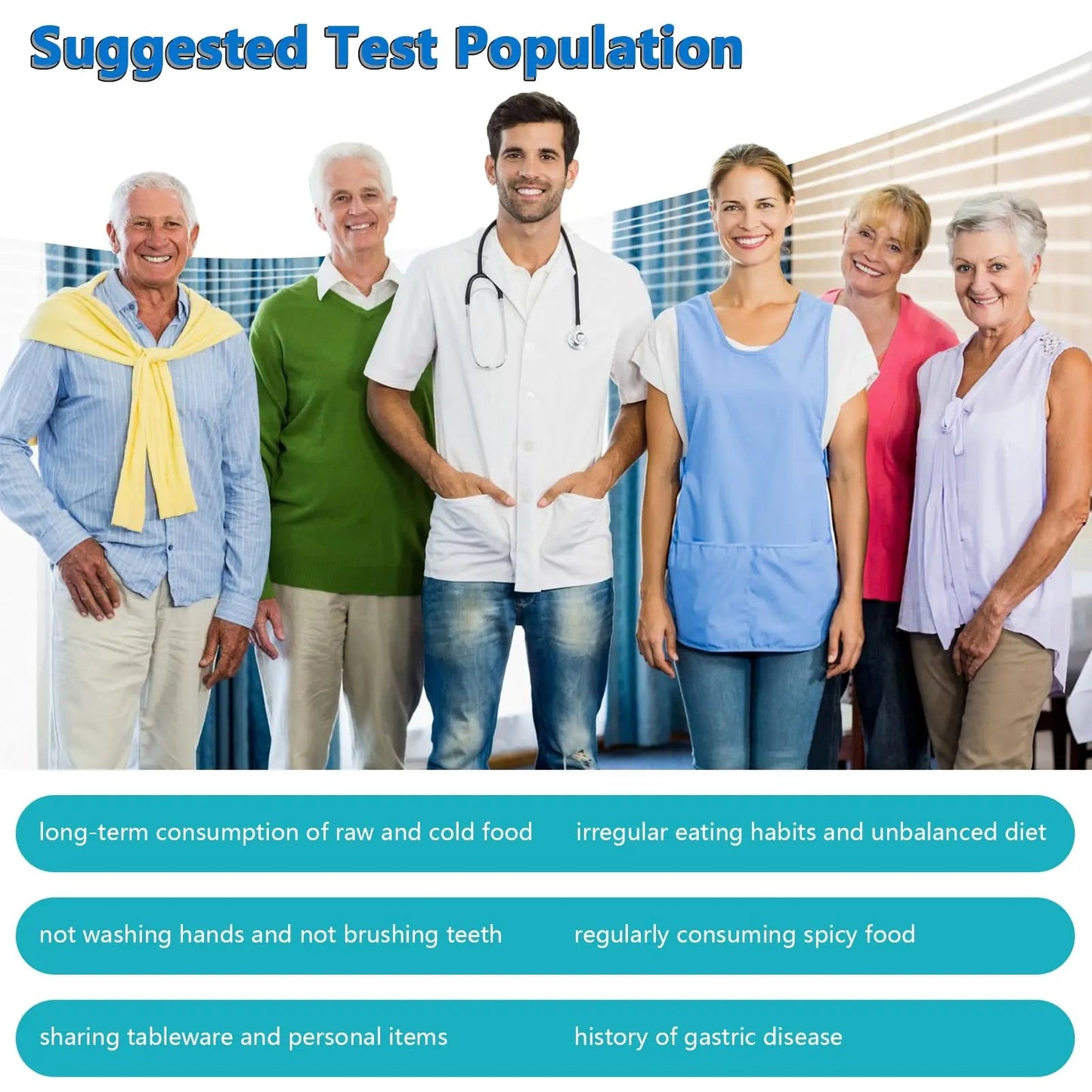 H Pylori Test Kit, Helicobacter Pylori Test Kit - Fast and Accurate, Self-Test at Home, Results in 10-15 Minutes, No Lab Visit Required OUROZOBuy Supplements Australia