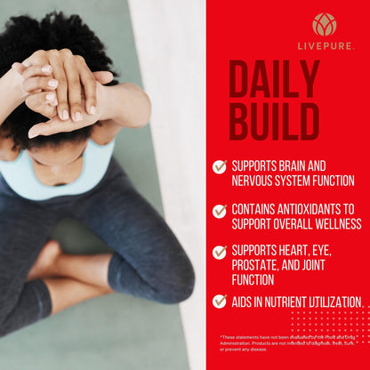 PURE Daily Build | 120 Capsules | Advanced Multivitamin Supplement | Enhanced with Essential Vitamins, Minerals PUREBuy Supplements Australia
