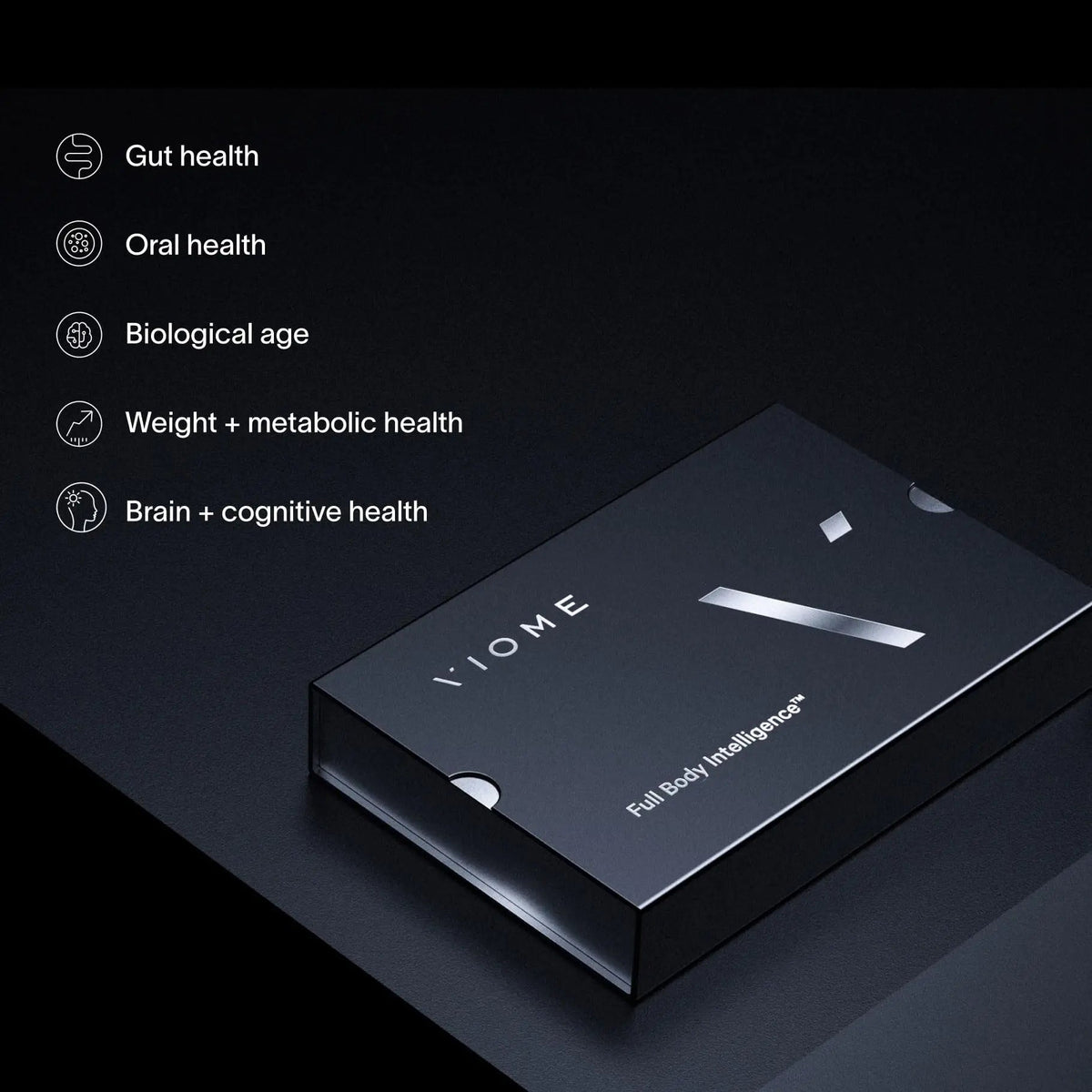 Viome at-Home Full Body Intelligence 3-in-1 Test Kit for Women & Men, 50+ Health Scores from Blood, Saliva, and Stool, Comprehensive Gut Microbiome Analysis, Biological Age, BioHacker Friendly ViomeBuy Supplements Australia