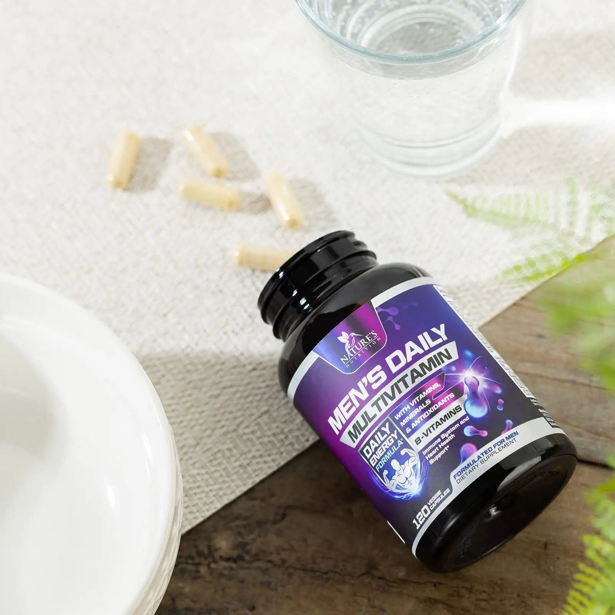 Multivitamin for Men - Advanced Supplement with Full-Spectrum Formula, Essential Vitamins A, C, D, E, & Zinc - High Potency B Vitamins Multi Nature's NutritionBuy Supplements Australia