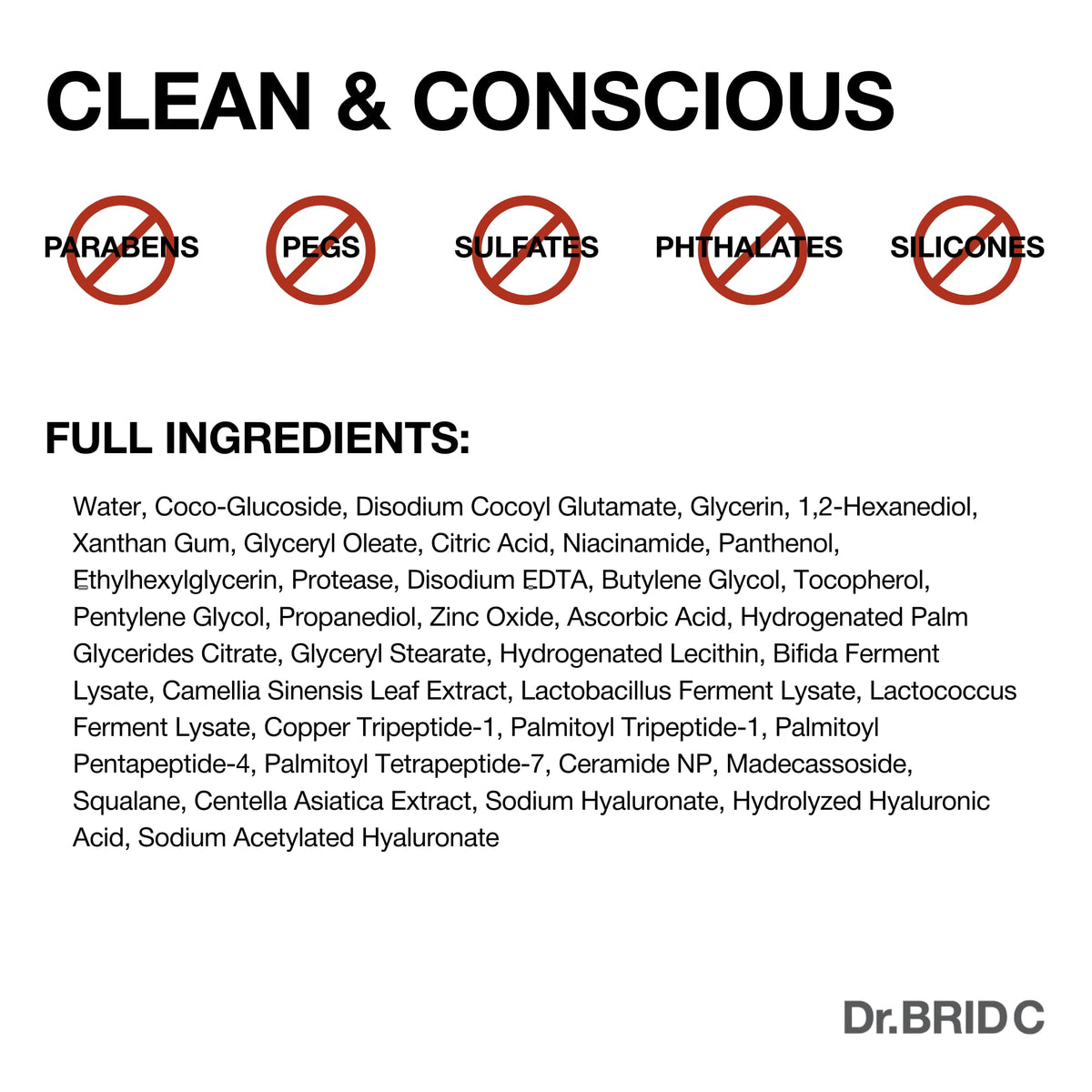 Dr.BRID C Soothing Jelly Cleanser - Amino Acid Face Wash with Peptides & Protease, Low-pH Pore Purifying & Texture Smoothing Facial Cleanser for Sensitive Skin, Fragrance-Free, 3.38 fl.oz. Dr.BRID C buy supplements Au