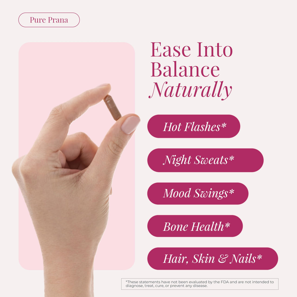 Pure Prana Ayurvedic Hormone Balance for Women - Shatavari & Ashwagandha Supplement for PMS Relief & Menstrual Support - Menopause, Perimenopause & Cortisol Support - 60 Capsules Pure PranaBuy Supplements Australia