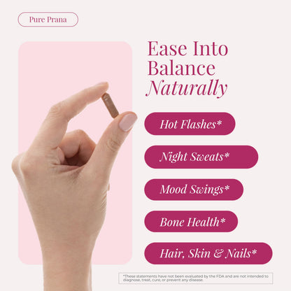 Pure Prana Ayurvedic Hormone Balance for Women - Shatavari & Ashwagandha Supplement for PMS Relief & Menstrual Support - Menopause, Perimenopause & Cortisol Support - 60 Capsules Pure PranaBuy Supplements Australia