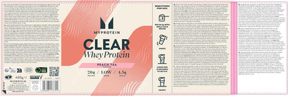 Myprotein Clear Whey Isolate Protein Powder - Peach Tea - 488g - 20 Servings MyproteinBuy Supplements Australia