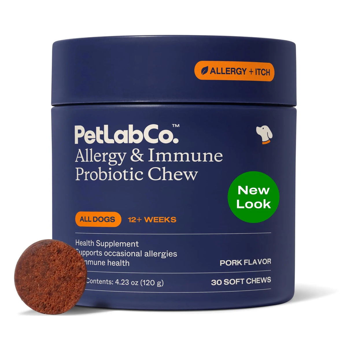 PetLab Co. Allergy & Immune Probiotics for Dogs, Support Seasonal Allergies, Gut & Digestive Health - Pork Flavor - 30 Soft Chews - Packaging May Vary PetLab Co.Buy Supplements Australia