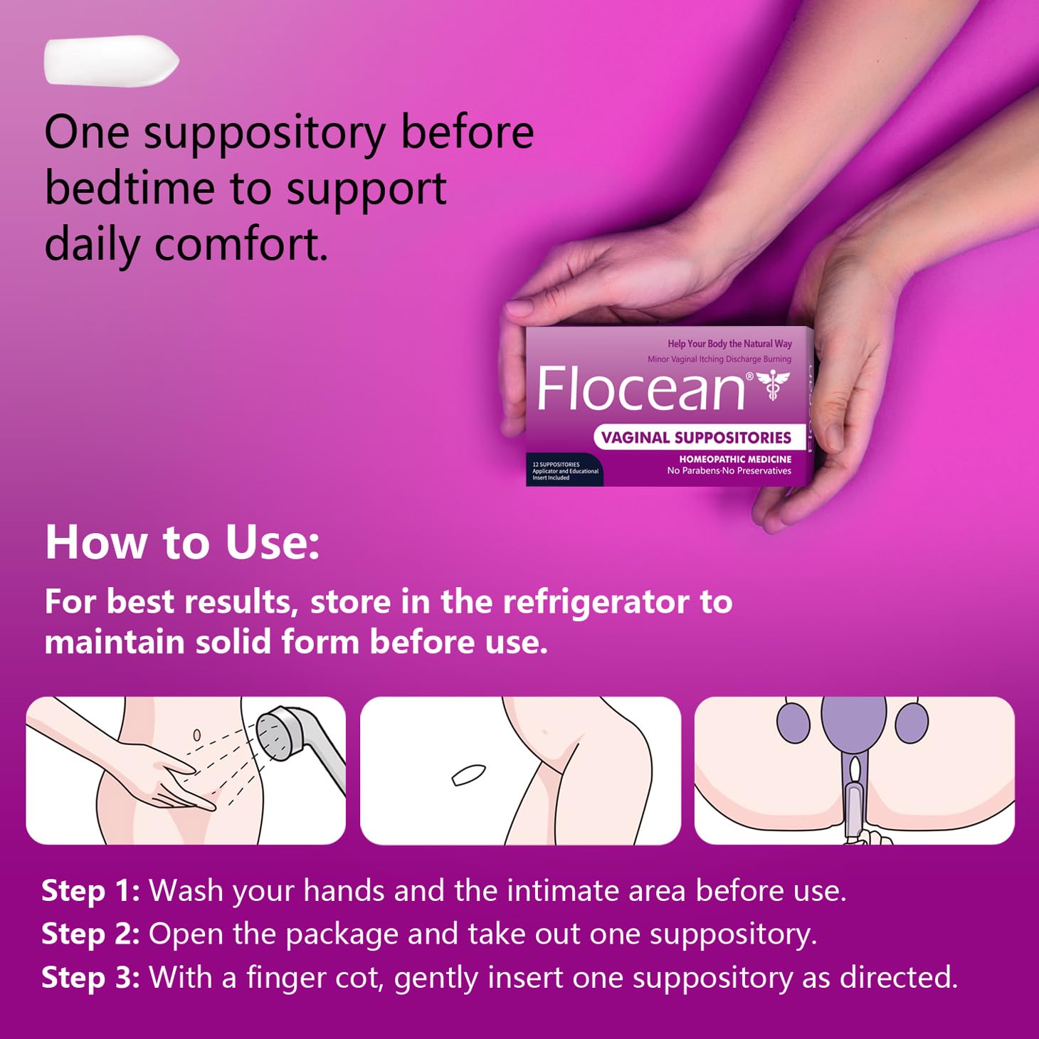 Calendula Vaginal Suppositories for Women - Herbal Alternative to Boric Acid Suppositories, Supports pH Balance, Odor Control & Itching Relief, Paraben-Free & Preservative-Free, 12 Count ciwollBuy Supplements Australia
