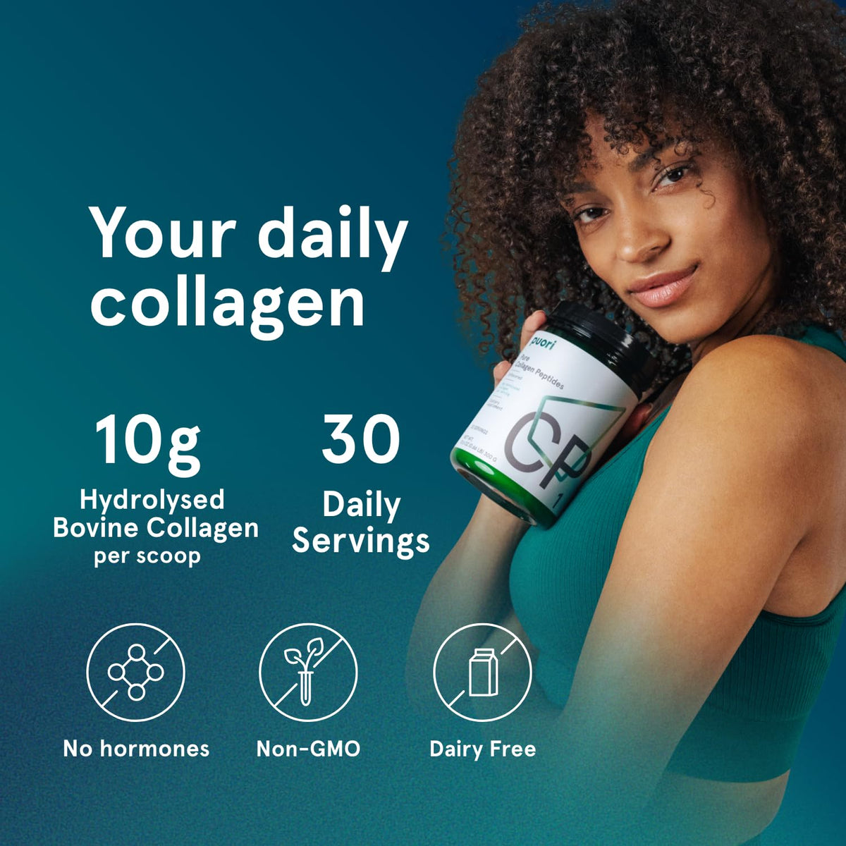 Puori CP1 Pure Collagen Hydrolysed Peptides 300g (30 Servings) PuoriBuy Supplements Australia