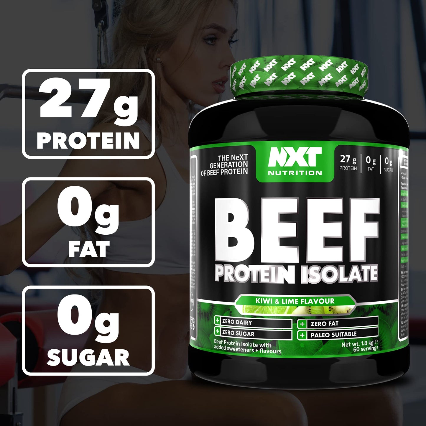 NXT Nutrition Beef Protein Isolate Powder - Protein Powder High in Natural Amino Acids NXT NutritionBuy Supplements Australia