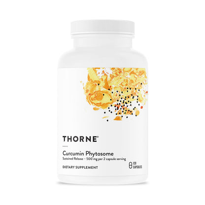 THORNE - Curcumin Phytosome 500 mg (Meriva) - Sustained Release, Clinically Studied - Supports Healthy Inflammatory Response in Joints, Muscles, GI Tract, Liver, Brain & Nerves* - 60 Servings THORNEBuy Supplements Australia