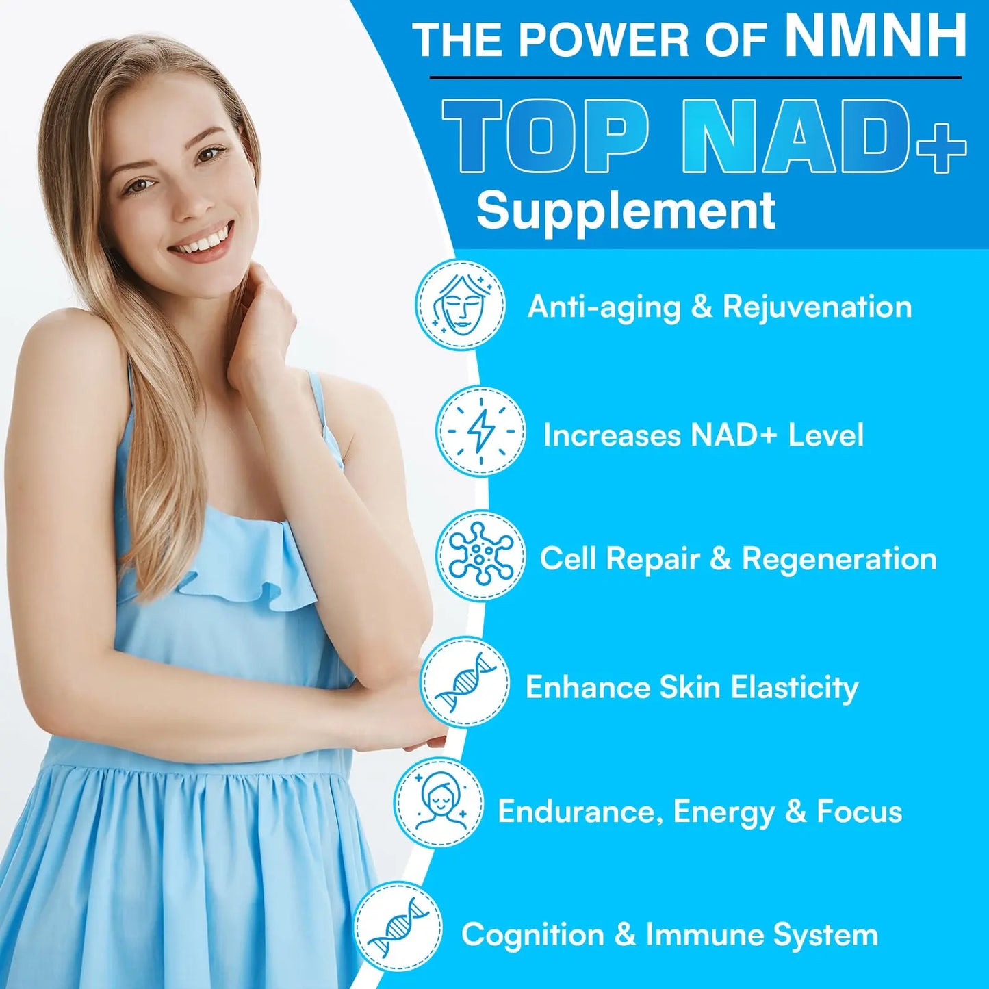 Kaumipor NMNH (Dihydronicotinamide Mononucleotide) NMN Alternative Supplement, 500 mg Per Serving NAD Supplement to Boost NAD+ Levels, for Anti Aging, Energy, Immunity, Focus, 60 Vegan Capsules KaumiporBuy Supplements Australia