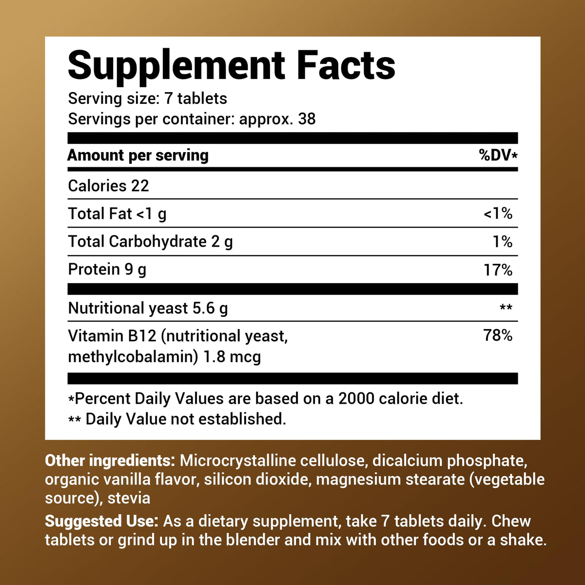 Dr. Berg Nutritional Yeast Tablets – Natural B12 Added - All 8 B Vitamin Complex – Organic Dr. Berg NutritionalsBuy Supplements Australia