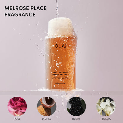 OUAI Detox Shampoo - Clarifying Shampoo for Build Up, Dirt, Oil, Product and Hard Water - Apple Cider Vinegar & Keratin for Clean, Refreshed Hair - Sulfate-Free Hair Care (16 oz) OUAIBuy Supplements Australia