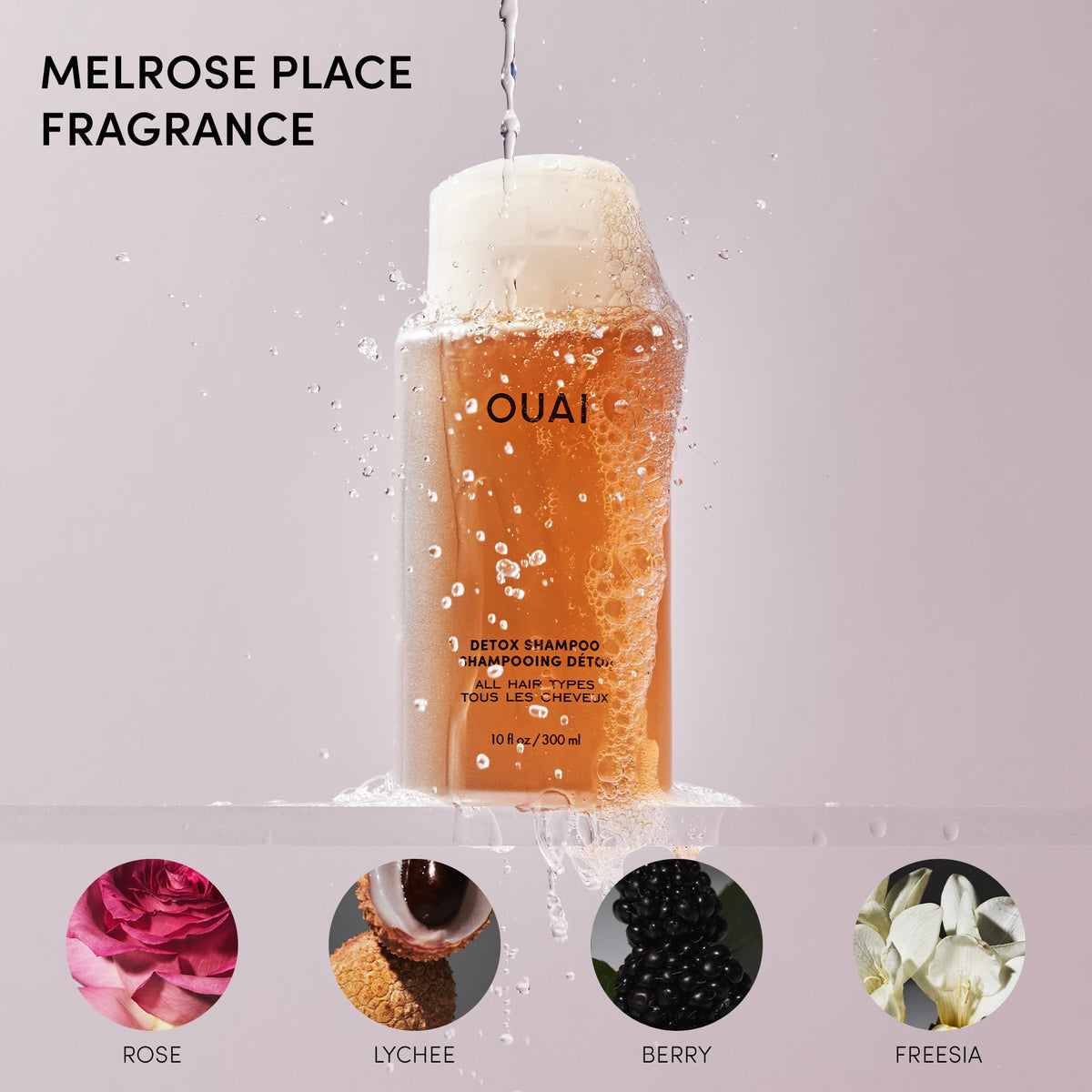 OUAI Detox Shampoo & Medium Hair Conditioner Bundle - Clarifying Shampoo for Build Up, Dirt, Oil, Product and Hard Water & Hydrating Conditioner for Medium Hair (2 Count) OUAIBuy Supplements Australia