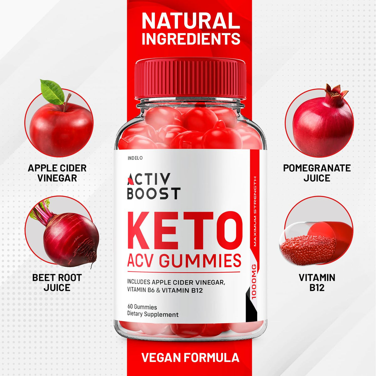 (3 Pack) Activ Boost Keto ACV Gummies - Activ Boost Keto ACV Gummies Reviews IndeloBuy Supplements Australia