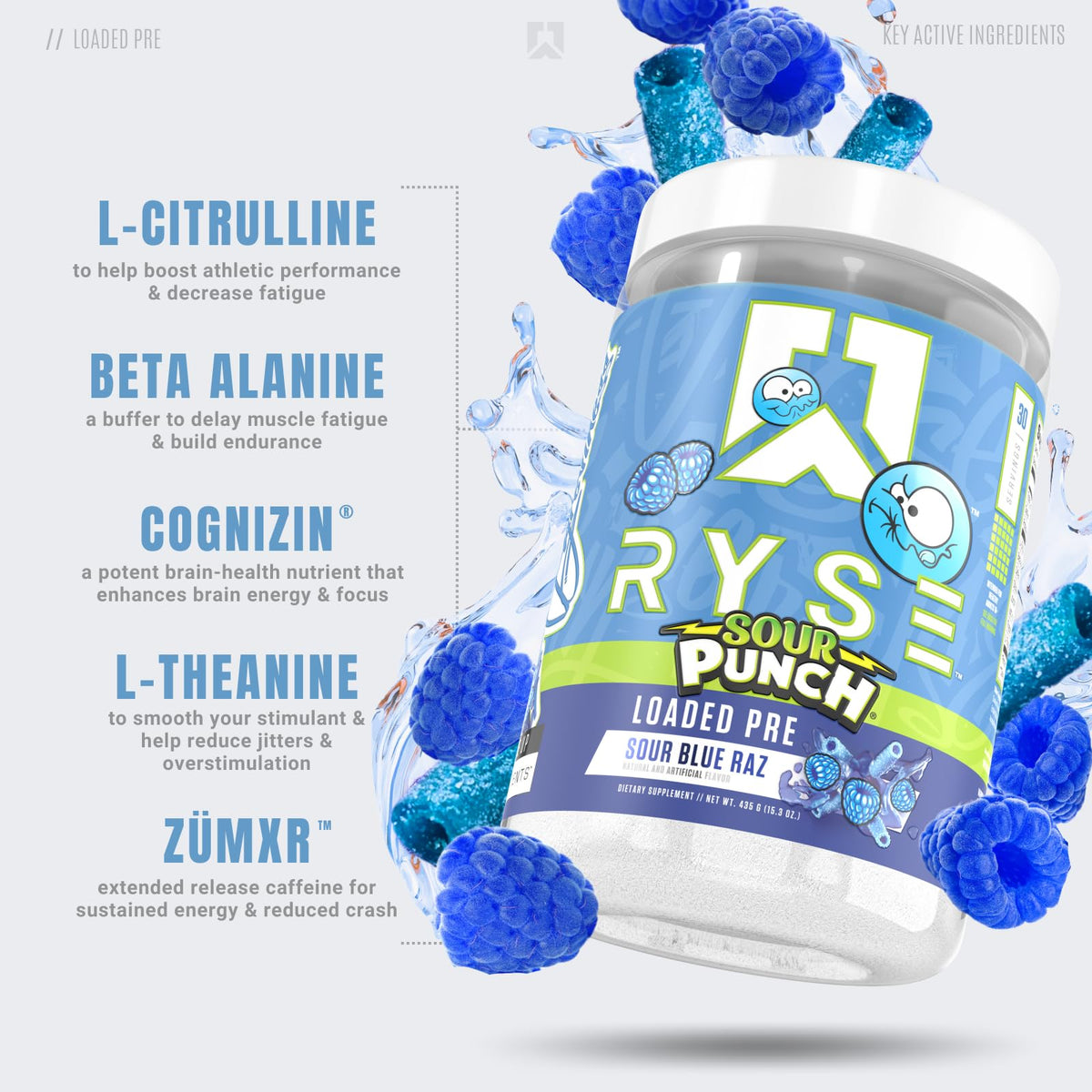 RYSE Up Supplements Loaded Pre Workout Powder Supplement for Men & Women RYSE Up SupplementsBuy Supplements Australia