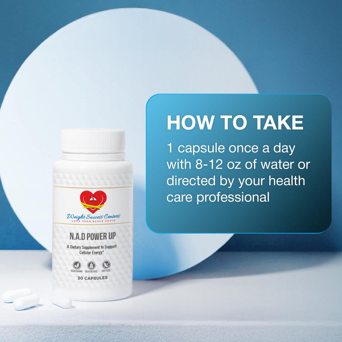 Weight Success Centers NAD+ Power Up Liposomal NAD+ Supplement – High Potency for Cellular Energy & Healthy Aging – Vegan, Gluten-Free, Non-GMO – for Men & Women – 30-Day Supply Weight Success CentersBuy Supplements Australia