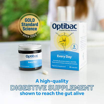 Optibac Probiotics Every Day - Digestive Probiotic Supplement with 5 Billion Bacterial OptiBacBuy Supplements Australia