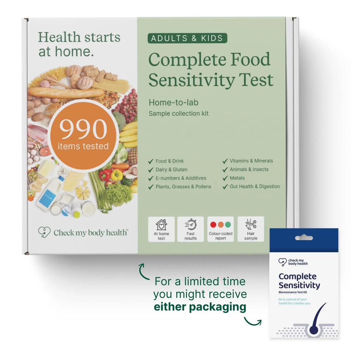 Check My Body Health 990 Items Complete Food Sensitivity Test Kit for Adults and Kids – Non-Invasive Food Intolerance Test Kit – at-Home Hair Sample Bioresonance Testing with Results in 3–5 Days Check My Body HealthBuy Supplements Australia