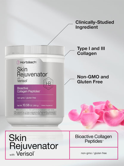 Horbäach Skin Rejuvenator with Verisol 10.58 oz | Bioactive Collagen Peptide Powder | Types I and III | Non GMO, Gluten Free Supplement HorbäachBuy Supplements Australia