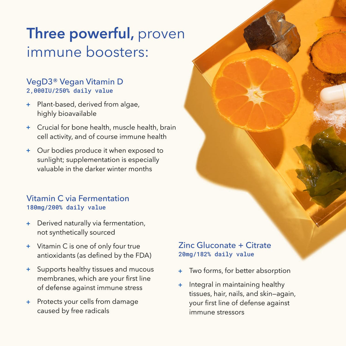TRU NIAGEN Immune Support Supplement - Daily Defense - Vitamin C from Fermentation, Vegan Vitamin D3 2000 IU, Zinc, Plus Theracurmin (Curcumin) + Multi Award-Winning NAD Boosting Niagen 150mg 30ct TRU NIAGENBuy Supplements Australia