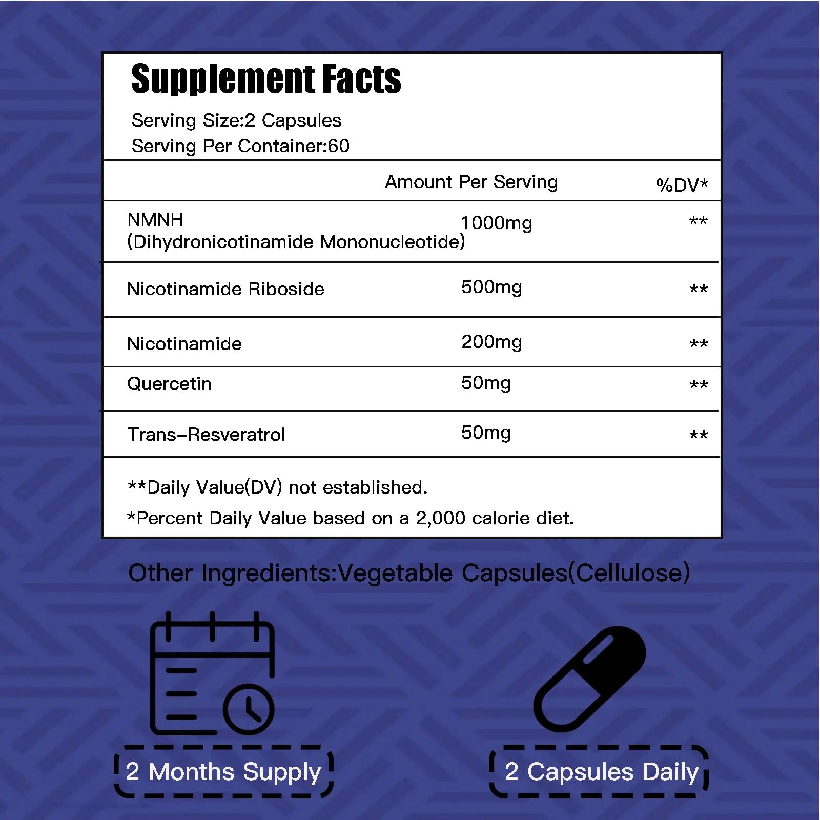 NMNH (Dihydronicotinamide Mononucleotide),NMNH Supplement 1000mg Pure Nicotinamide Mononucleotide Boosts NAD+ Levels, NAD Supplement,for Energy,Immune,Non-GMO, Gluten Free,120 Capsules LofeiBuy Supplements Australia